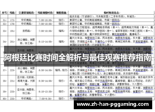阿根廷比赛时间全解析与最佳观赛推荐指南 阿根廷比赛时间全解析与最佳观赛推荐指南